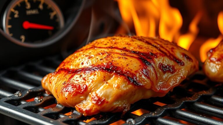 pellet grill chicken temperature