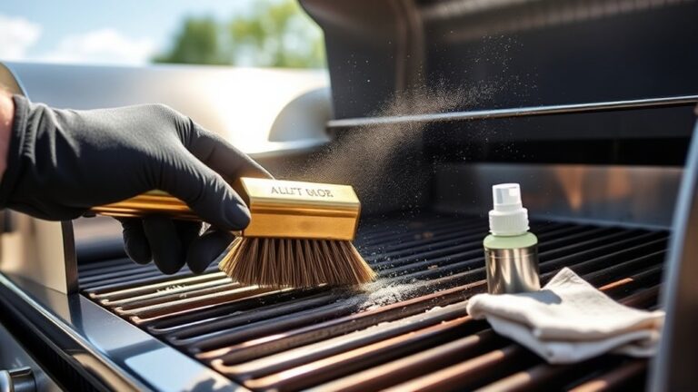 pellet grill cleaning steps