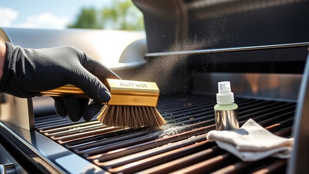 pellet grill cleaning steps