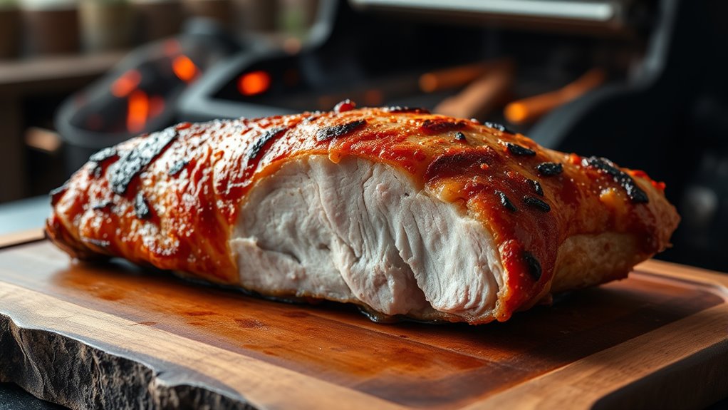 pellet grill pork cooking