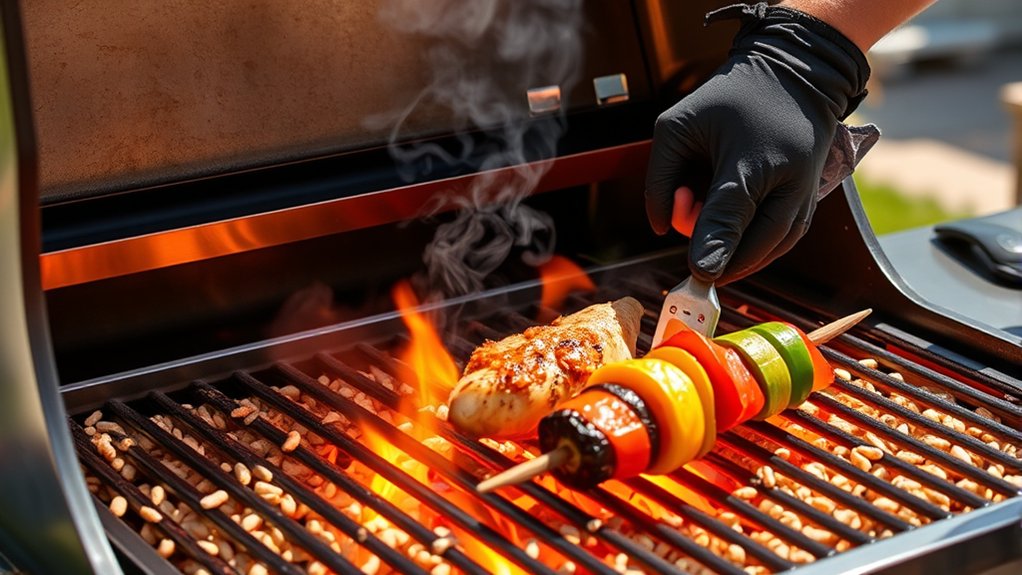 pellet grill precise control