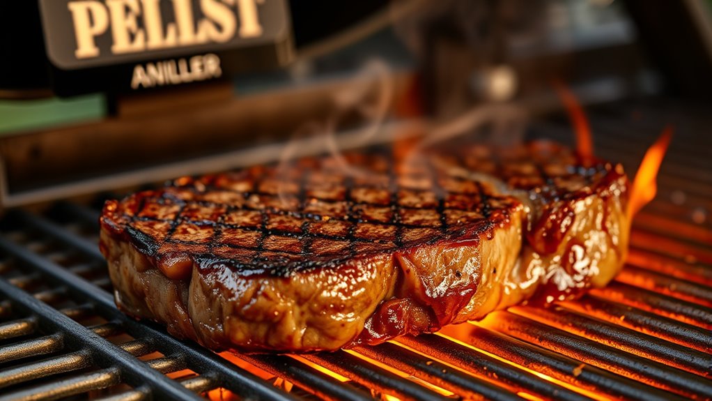 pellet grill steak cooking time