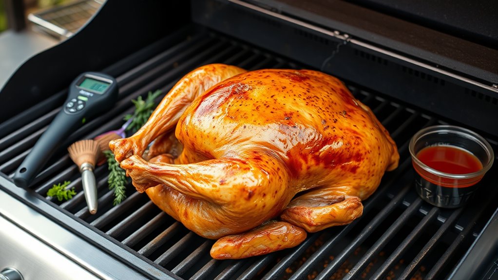 pellet grill turkey cooking