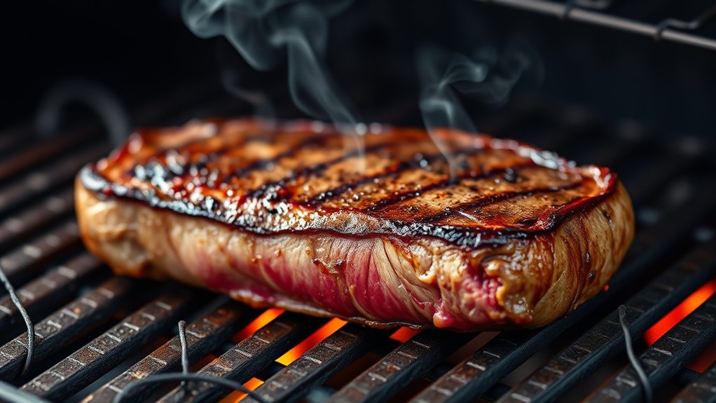 perfectly cooked juicy steak