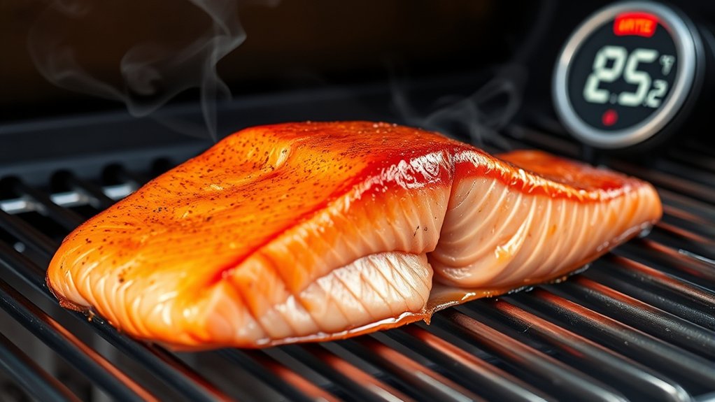 perfectly smoked tender salmon