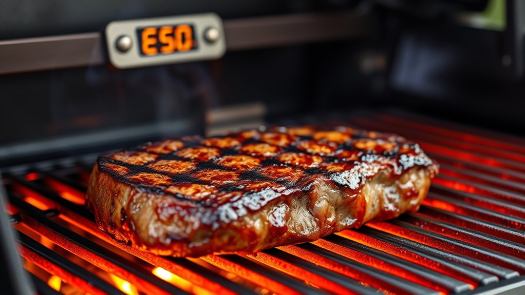 precise consistent smoky steaks