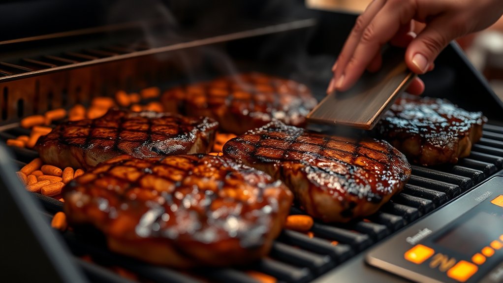 precise temperature smoky flavor