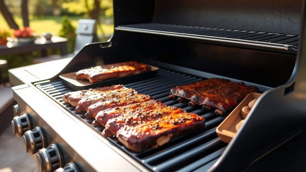 preheat arrange indirect heat
