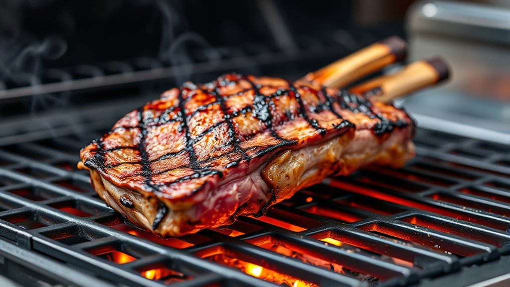 preheat sear caramelize lock