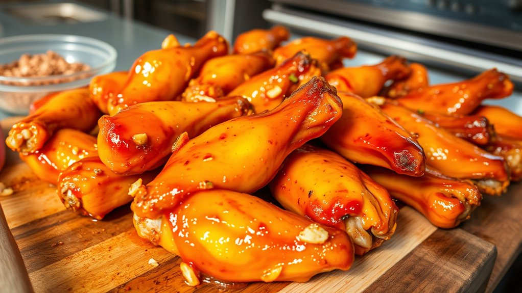 prepare and season wings