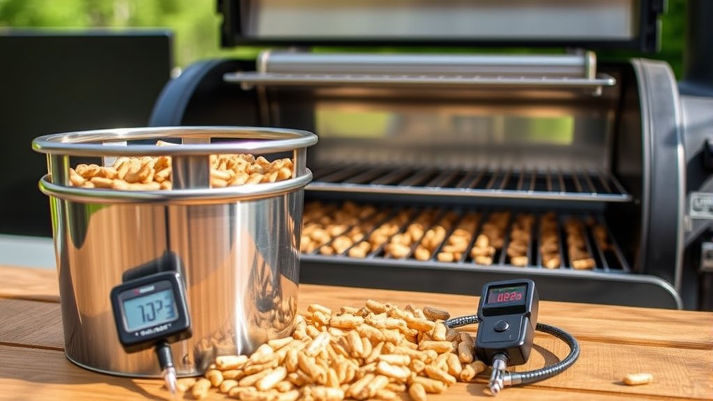 prepare grill and supplies
