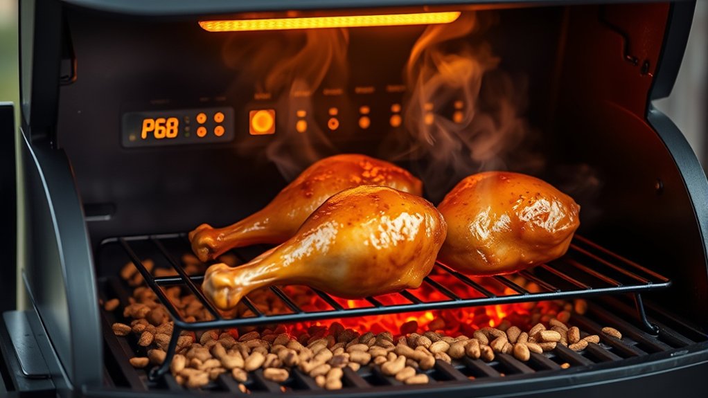 prepare grill for smoking