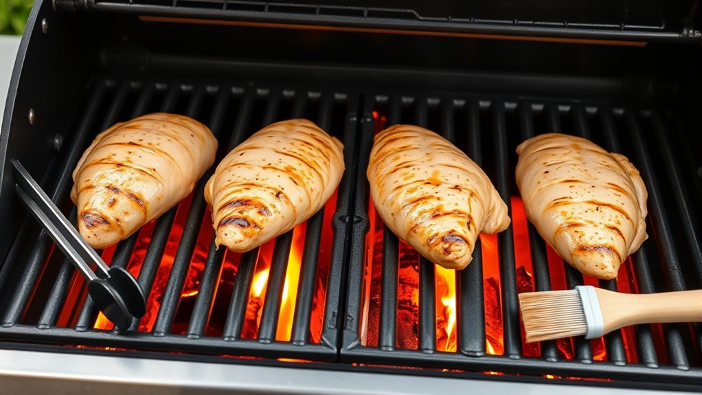 prepare marinate grill evenly