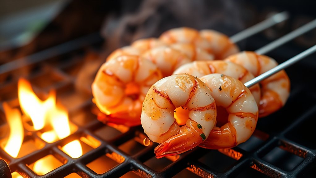 prepare marinate skewer cook