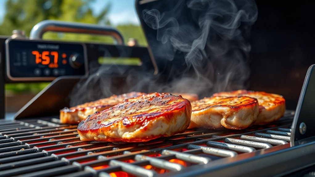 prepare preheat smoke flavor