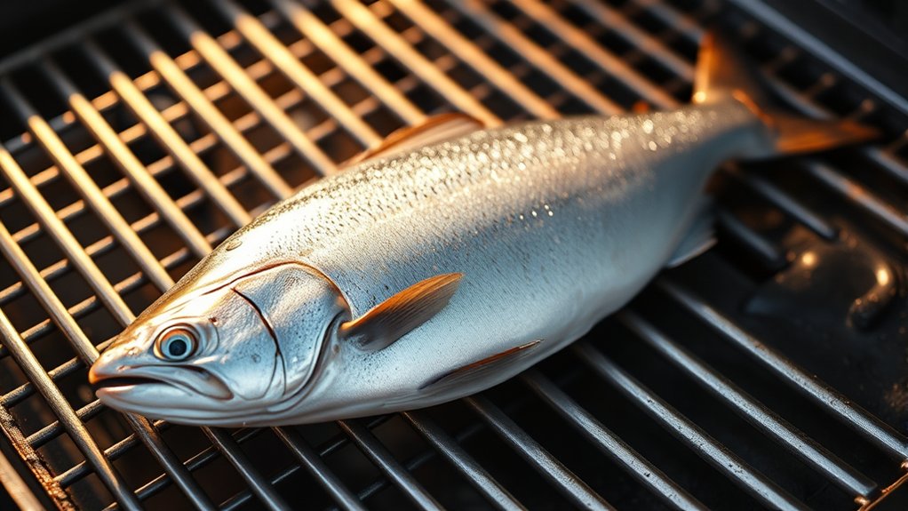 proper trout placement ensures even smoking