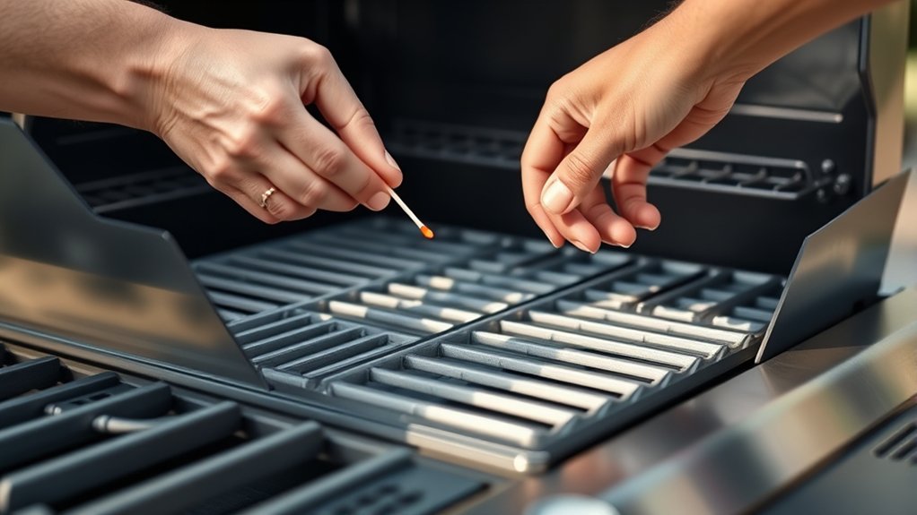 safe gas grill ignition