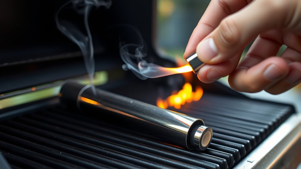 safe smoke tube ignition