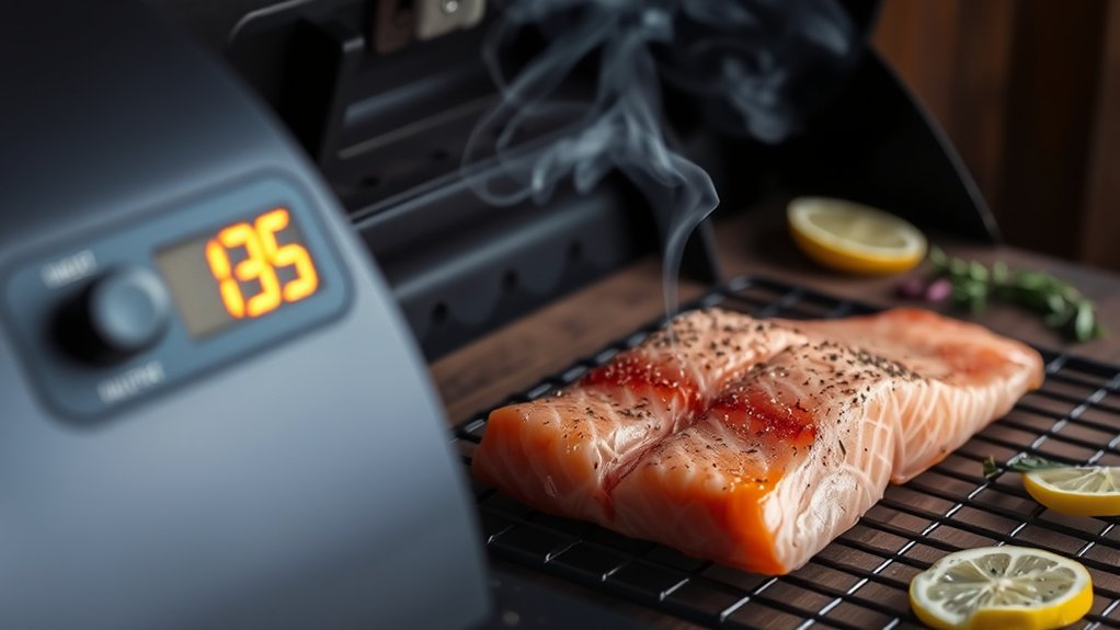 salmon size smoke intensity