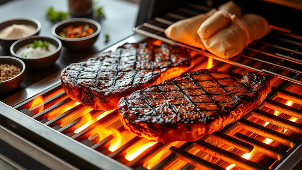 season marinate rest steak