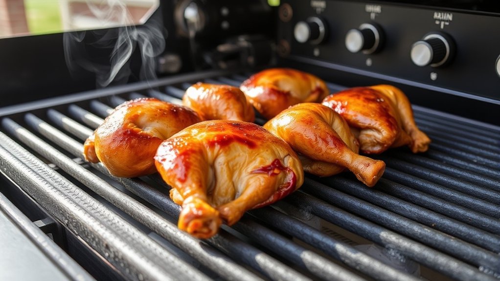 set grill maintain control