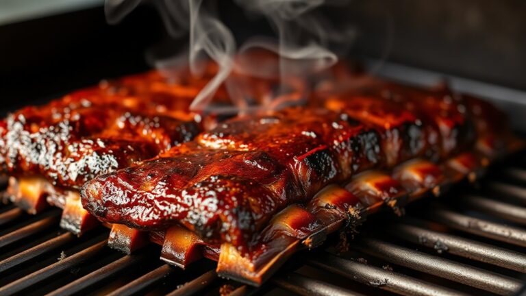 slow cooked pellet grill ribs