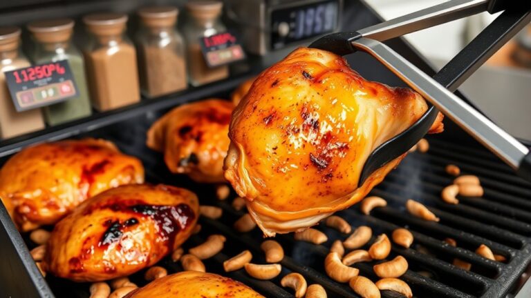 smoke chicken thighs easily