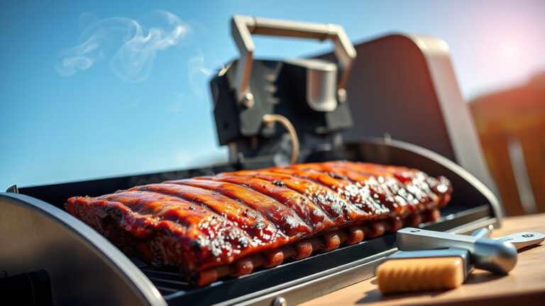 smoke ribs on pellet grill