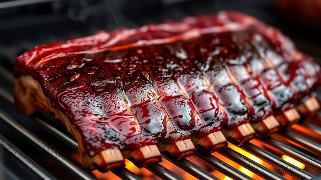 smoke ribs with wood flavor