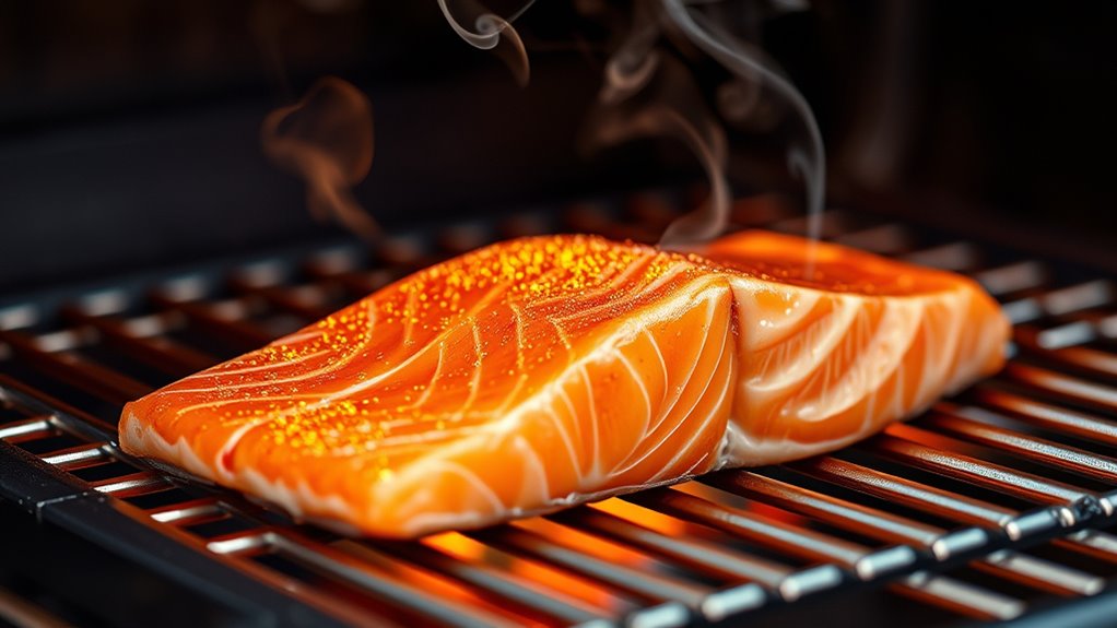 smoke salmon at 225