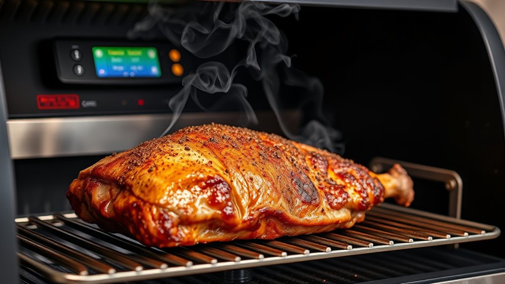 smoke season maintain temperature