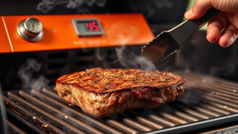 smoke steaks on pellet grill