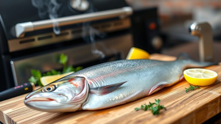 smoke trout on pellet grill