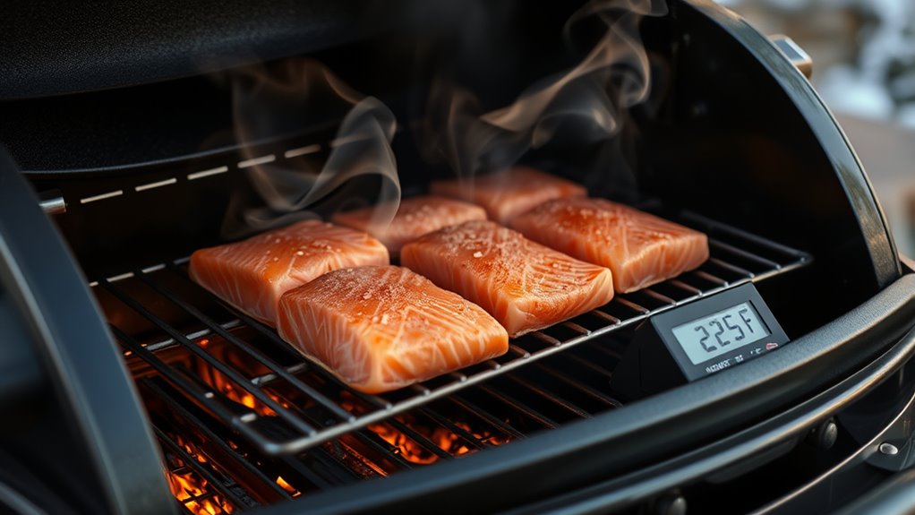 smoked salmon cooking duration