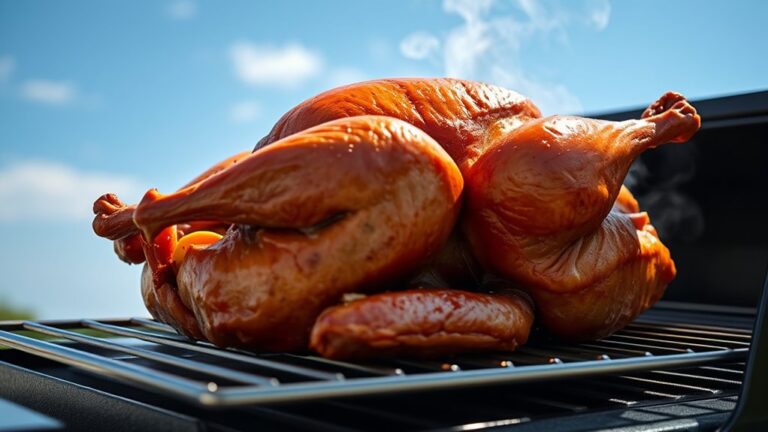 smoking a complete turkey