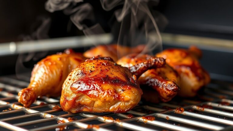smoking chicken on pellet