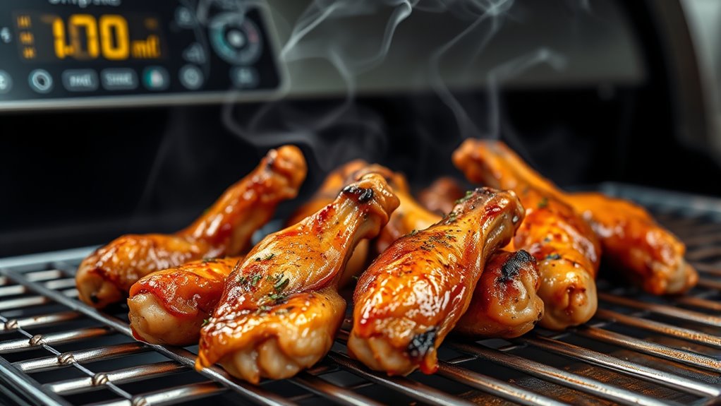 smoking chicken wings instructions