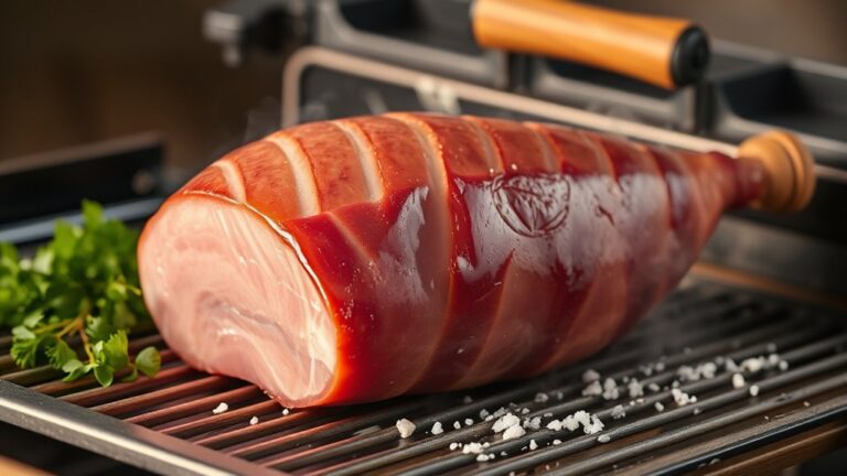 smoking raw ham perfectly