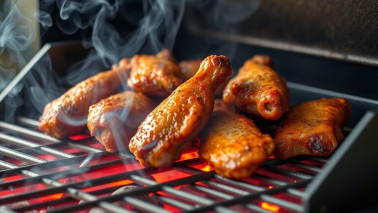 smoking wings on pellet grill