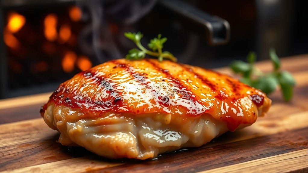 smoky flavor and juiciness