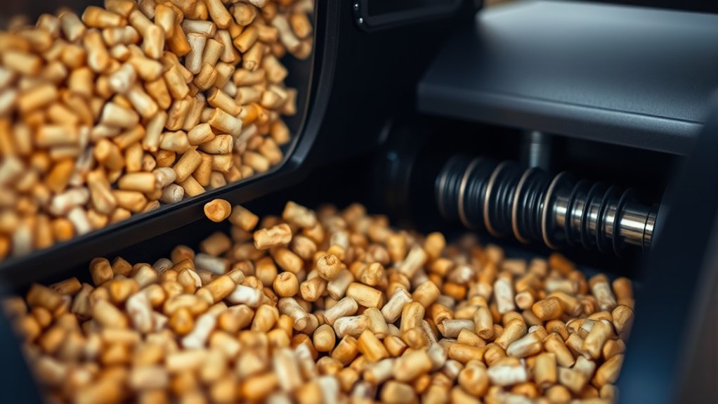 steady pellet feed system