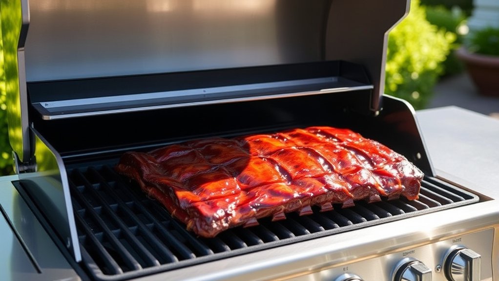 two zone grilling setup