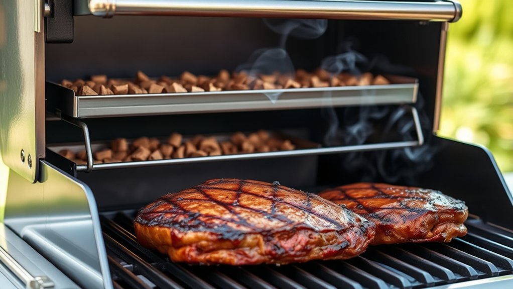 two zone smoking setup
