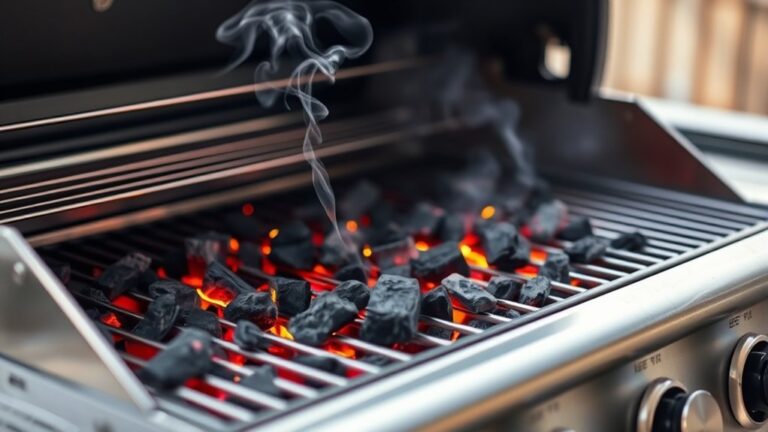 using charcoal in gas grill
