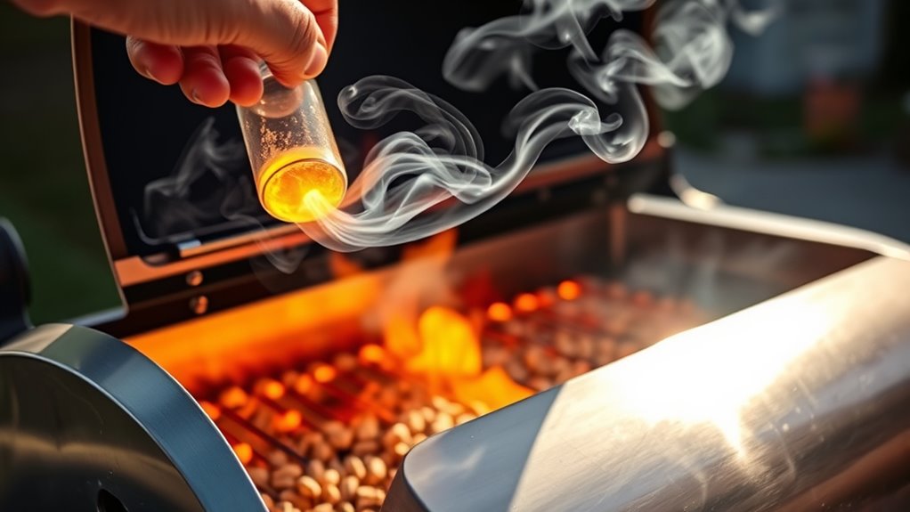 using smoke tube pellet grill