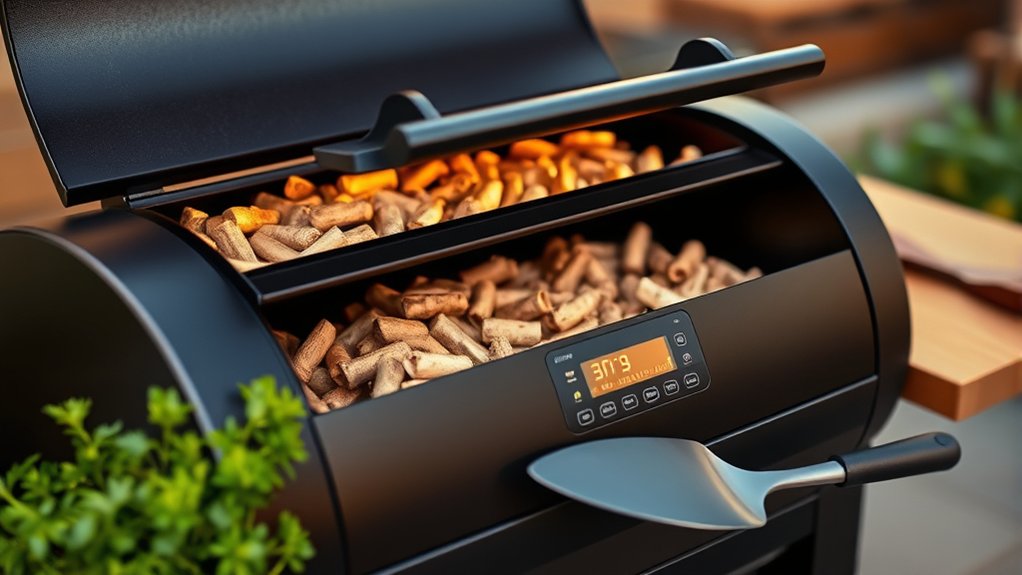 wood pellet grill operation